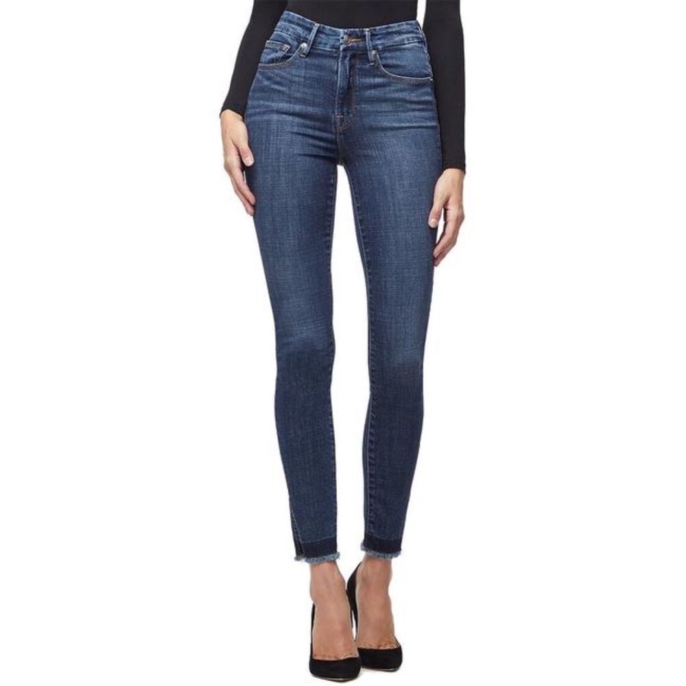 Women's Dark Blue High-Rise Skinny Jeans